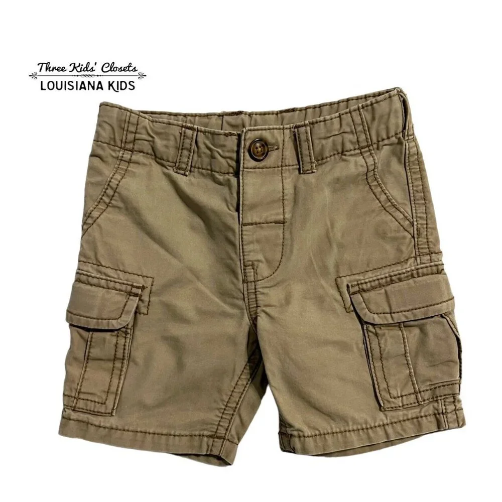 Carter's 9m Khaki Cargo Shorts